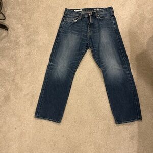 GAP Blue Straight Jeans with Vintage Look